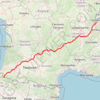 Itinéraire GR65 Chemin de St Jacques de Compostelle (2020), distance, dénivelé, altitude, carte, profil, trace GPS