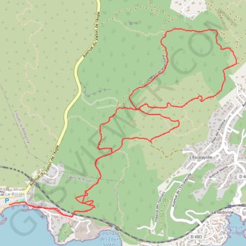 Itinéraire Carry le Rouet départ plage du Rouet, distance, dénivelé, altitude, carte, profil, trace GPS