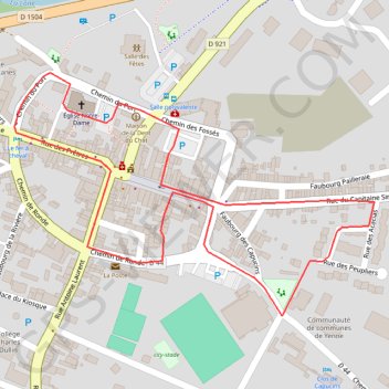 Itinéraire Circuit découverte de Yenne, distance, dénivelé, altitude, carte, profil, trace GPS