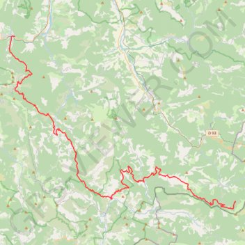 Itinéraire Les chemins du soleil, distance, dénivelé, altitude, carte, profil, trace GPS