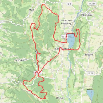 Itinéraire Fête des sentiers, distance, dénivelé, altitude, carte, profil, trace GPS