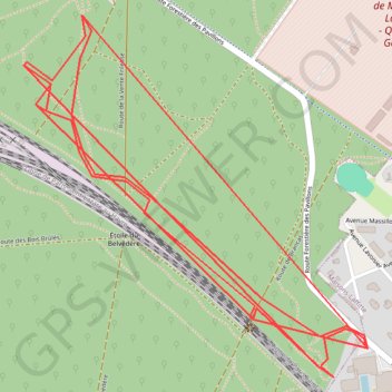 Itinéraire Les montagnes russes, distance, dénivelé, altitude, carte, profil, trace GPS
