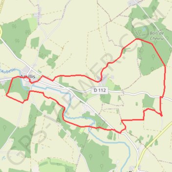 Itinéraire Les Coteaux du Morin et de l'Aubetin - Amillis, distance, dénivelé, altitude, carte, profil, trace GPS