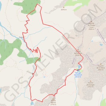 Itinéraire Tour de la pointe de Presset par le lac d'amour, distance, dénivelé, altitude, carte, profil, trace GPS