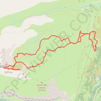 Itinéraire Col de pourteillou et soum braqué, distance, dénivelé, altitude, carte, profil, trace GPS