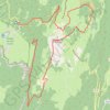 Itinéraire Deuxième jour de notre séjour dans le Vercors. + 3 km à rajouter au compteur, distance, dénivelé, altitude, carte, profil, trace GPS