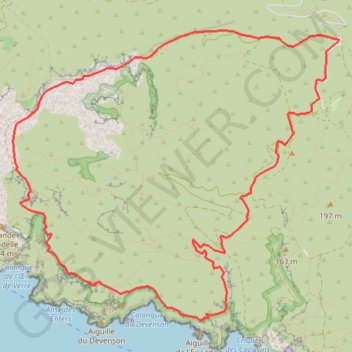Itinéraire Le cap gros par Devenson, distance, dénivelé, altitude, carte, profil, trace GPS