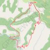 Itinéraire Sentier de l'Exil - Saumane, distance, dénivelé, altitude, carte, profil, trace GPS