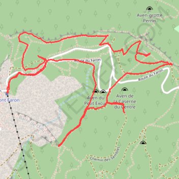 Itinéraire Mont Faron Toulon, distance, dénivelé, altitude, carte, profil, trace GPS