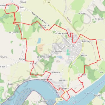 Itinéraire Circuit des coteaux de Vilaine, distance, dénivelé, altitude, carte, profil, trace GPS