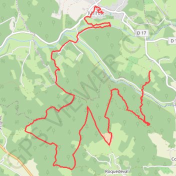 Itinéraire 2024-01-16-14-38-34, distance, dénivelé, altitude, carte, profil, trace GPS