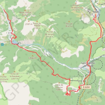 Itinéraire Les Granges de Gauron, distance, dénivelé, altitude, carte, profil, trace GPS