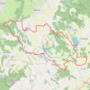 Itinéraire Siccieu (Isère) - Tour des étangs, distance, dénivelé, altitude, carte, profil, trace GPS