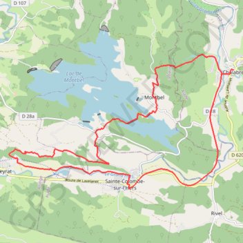 Itinéraire Histoires d'eau et de train - Chalabre, distance, dénivelé, altitude, carte, profil, trace GPS