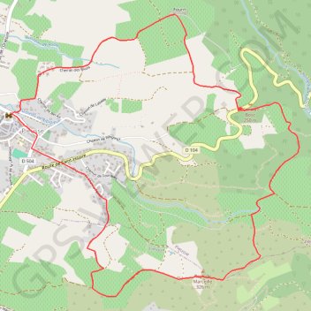 Itinéraire Pieusse_8,2km, distance, dénivelé, altitude, carte, profil, trace GPS
