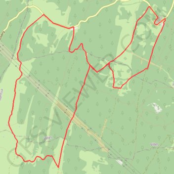 Itinéraire Les Fermes de Retord, distance, dénivelé, altitude, carte, profil, trace GPS