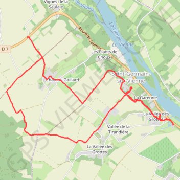 Itinéraire Les hauts de Saint Germain, distance, dénivelé, altitude, carte, profil, trace GPS