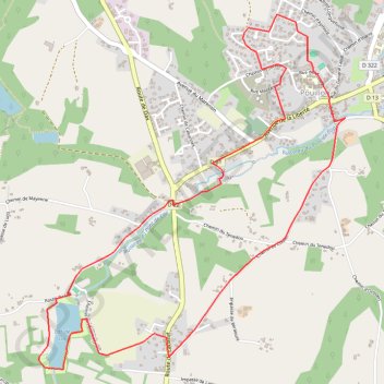 Itinéraire course de noël 2022, distance, dénivelé, altitude, carte, profil, trace GPS