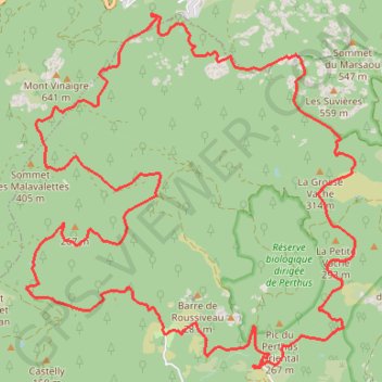 Itinéraire Piste des cols depuis la Maison Forestière du Roussiveau, distance, dénivelé, altitude, carte, profil, trace GPS