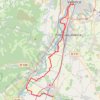 Itinéraire Grande Traversée des PréAlpes : Valence - Livron-sur-Drôme, distance, dénivelé, altitude, carte, profil, trace GPS
