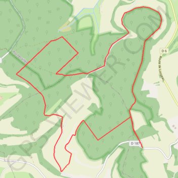 Itinéraire Chameroy Bois de la réserve, distance, dénivelé, altitude, carte, profil, trace GPS