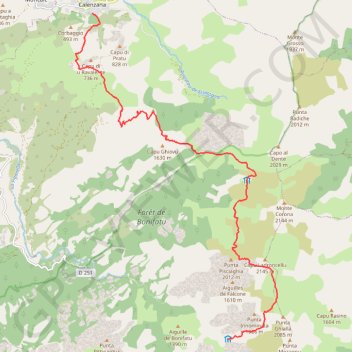 Itinéraire Etape 1, distance, dénivelé, altitude, carte, profil, trace GPS