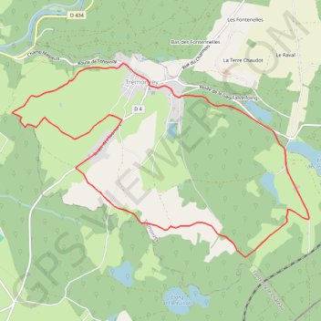 Itinéraire Chemins du Cœur des Vosges - Les Étangs, distance, dénivelé, altitude, carte, profil, trace GPS