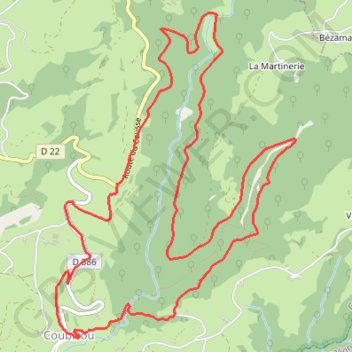 Itinéraire sss, distance, dénivelé, altitude, carte, profil, trace GPS