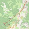 Itinéraire Sommet de la Montagnette, Pas de Fouillet, distance, dénivelé, altitude, carte, profil, trace GPS