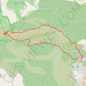 Itinéraire La Garde Freinet, distance, dénivelé, altitude, carte, profil, trace GPS