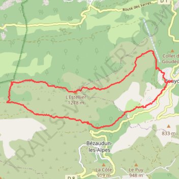 Itinéraire 2025 11 14 - l'estellier pix, distance, dénivelé, altitude, carte, profil, trace GPS