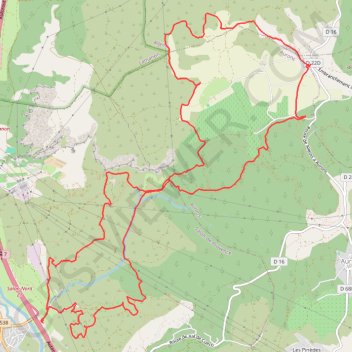 Itinéraire Tallagard - Salon de Provence, distance, dénivelé, altitude, carte, profil, trace GPS