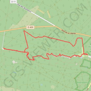 Itinéraire Franchard, distance, dénivelé, altitude, carte, profil, trace GPS