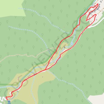 Itinéraire Cascade de Léziou, distance, dénivelé, altitude, carte, profil, trace GPS