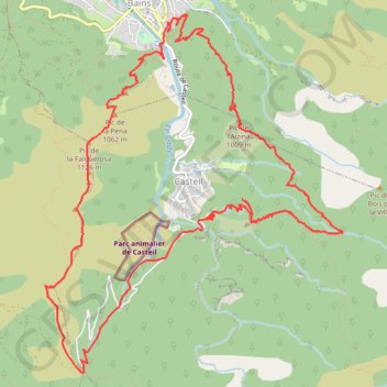 Itinéraire La tour de Goa, distance, dénivelé, altitude, carte, profil, trace GPS