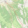 Itinéraire De Pescocostanzo à Sulmona, distance, dénivelé, altitude, carte, profil, trace GPS