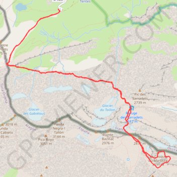 Itinéraire casque 2014, distance, dénivelé, altitude, carte, profil, trace GPS