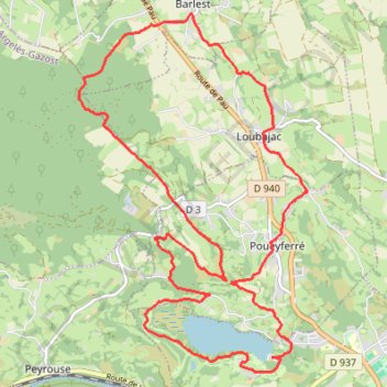 Itinéraire [Itinéraire] Circuit n°10 - Lourdes - Le chemin Henri IV, distance, dénivelé, altitude, carte, profil, trace GPS