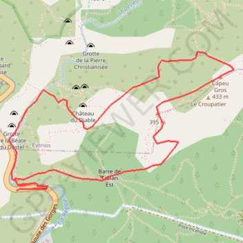 Itinéraire Télégraphe de Chappe - Bornes limites de communes - Destel, distance, dénivelé, altitude, carte, profil, trace GPS