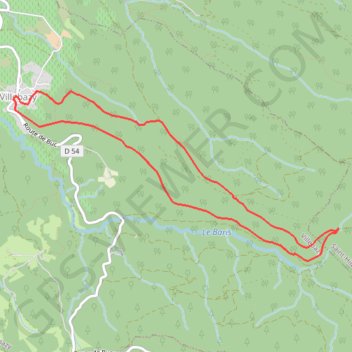 Itinéraire Villebazy-8,3, distance, dénivelé, altitude, carte, profil, trace GPS