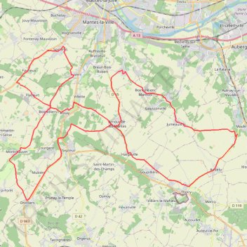 Itinéraire tcy25-clm-hypoth6-20467531, distance, dénivelé, altitude, carte, profil, trace GPS