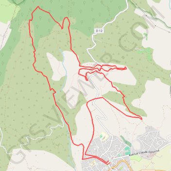 Itinéraire Rando forcalquier, distance, dénivelé, altitude, carte, profil, trace GPS