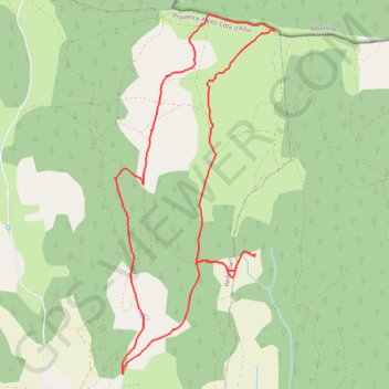 Itinéraire Contadour, distance, dénivelé, altitude, carte, profil, trace GPS