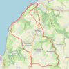 Itinéraire Les Falaises d'Étretat, distance, dénivelé, altitude, carte, profil, trace GPS