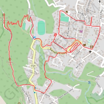 Itinéraire RandoPitons.re #1685 - Randos croquis et cases créoles à l'Entre deux, distance, dénivelé, altitude, carte, profil, trace GPS