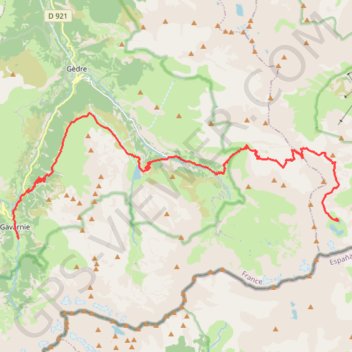 Itinéraire Traversée des Pyrénées - Étape 17, distance, dénivelé, altitude, carte, profil, trace GPS