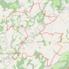 Itinéraire Parcours sur le plateau des Bornes depuis Evires, distance, dénivelé, altitude, carte, profil, trace GPS