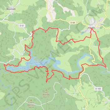 Itinéraire track, distance, dénivelé, altitude, carte, profil, trace GPS