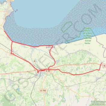 Itinéraire 1 - ronde_de_la_baie_aller-18618099-1711655886-417, distance, dénivelé, altitude, carte, profil, trace GPS