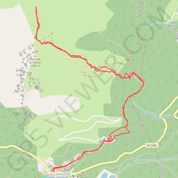 Itinéraire Baus de la Frema, distance, dénivelé, altitude, carte, profil, trace GPS